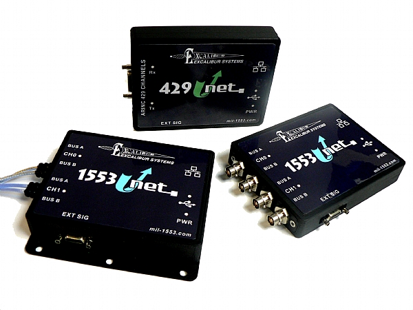 USB & Ethernet interfaces for 1553 & 429 products