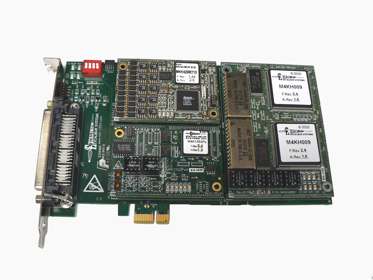 ARINC-429 test and simulation family of boards for the PCI Express bus