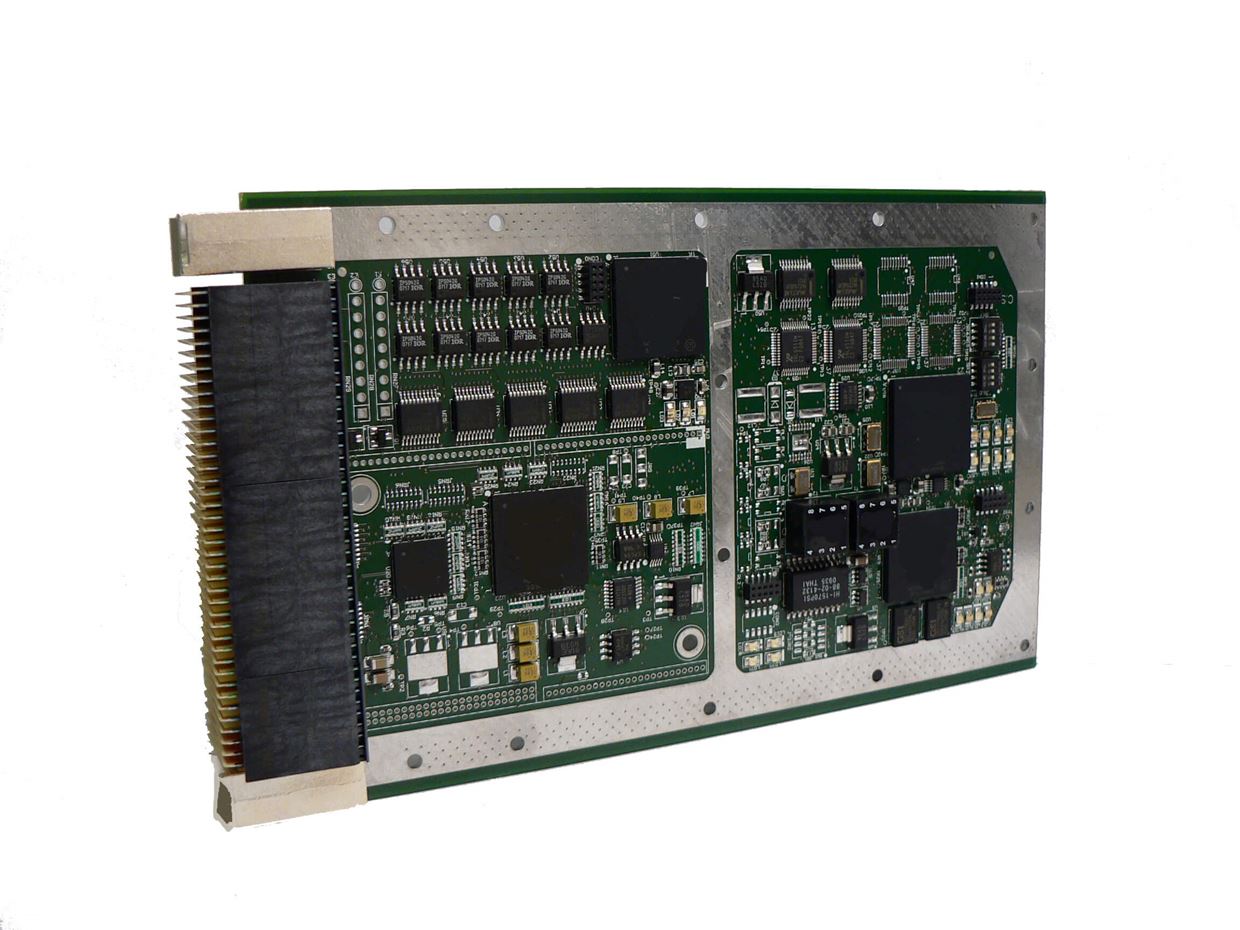 Test and simulation board for VPX compatible systems.